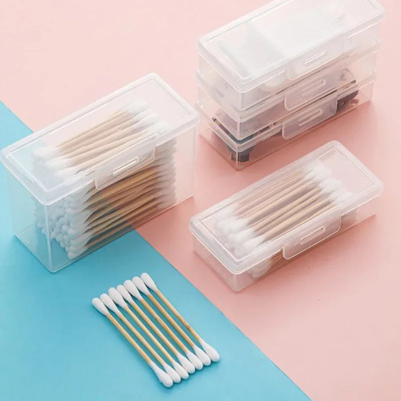 Portable Travel Medicine Box Cotton Swab Holder Case Detal Floss Jewelry Box Qme