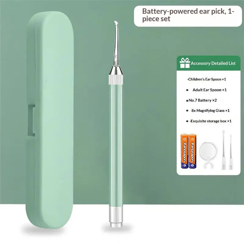 Smart Visual Ear Pick Otoscope Borescope 720P HD LED Wax Removal Qme 1pc A5