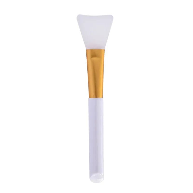 1/2/3/5-pack Silicone Facial Mask Brushes - Mild and Soft, Suitable for All Skin Types, Mud Film Brush DIY Adjusting Beauty Tool Qme A-White