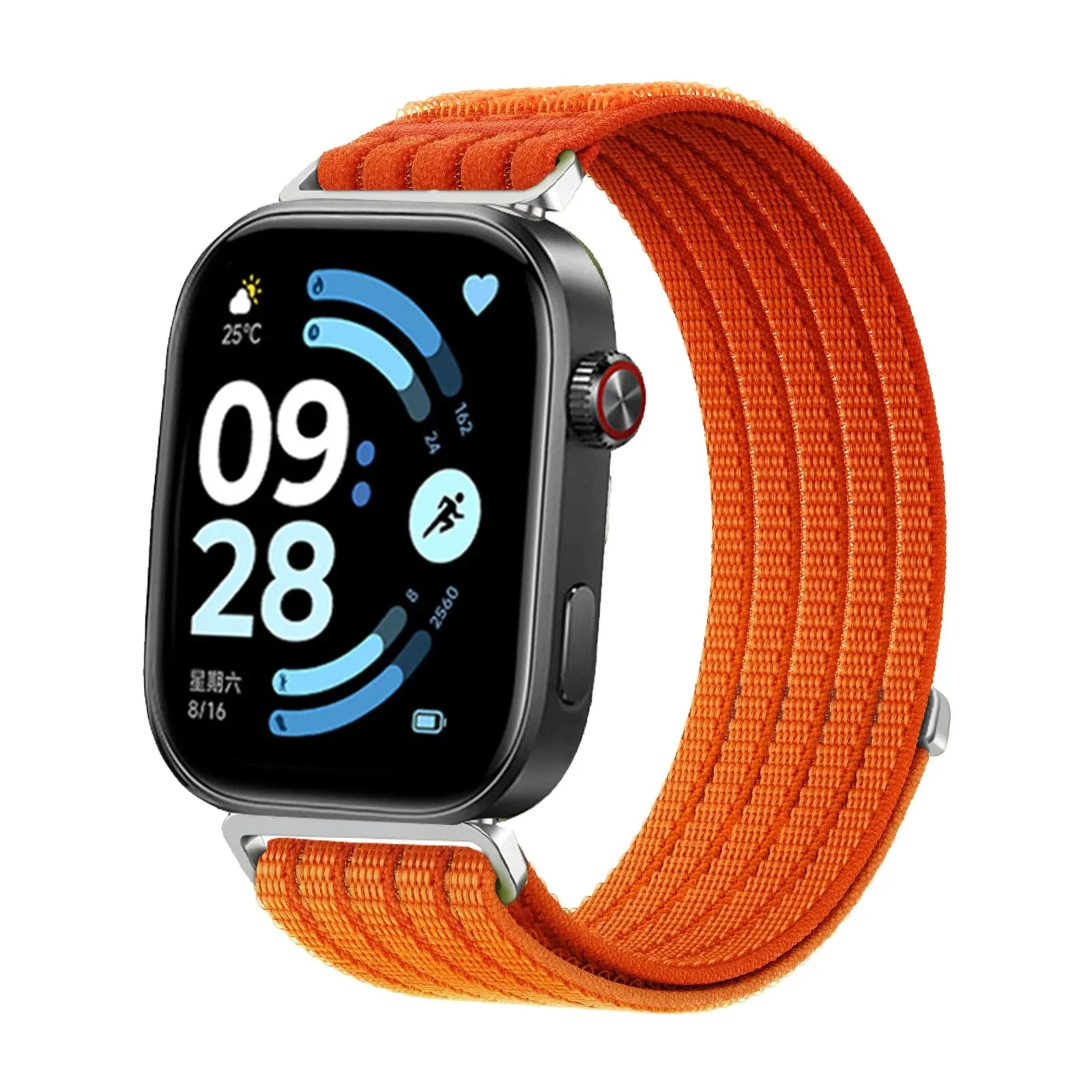 A Sweatproof Light Cloud Texture Nylon Watchband Adjustable Sport Daily Loop for Xiaomi Mi Band 9/10 pro Redmi Watch 5/6 Qme