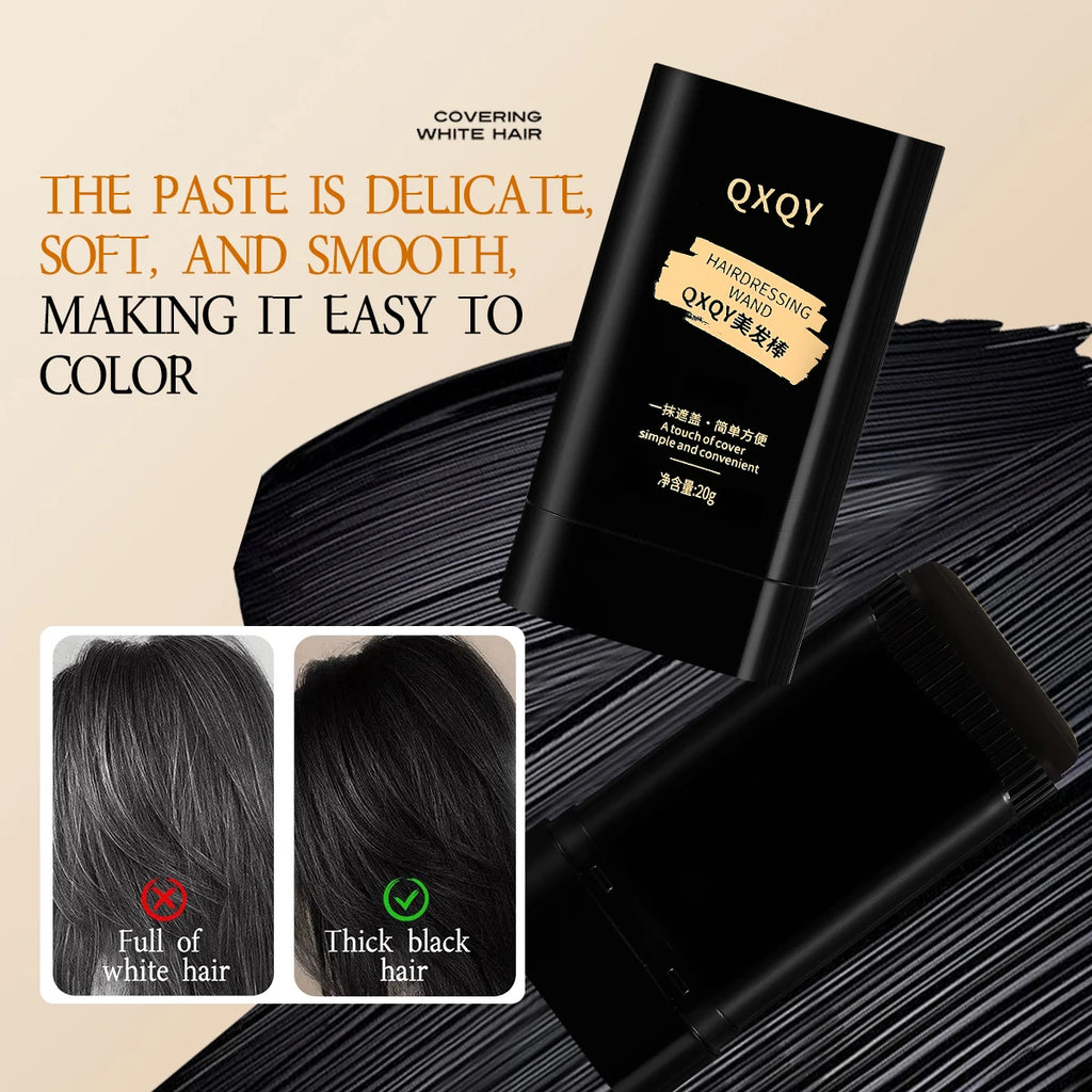 3 Colors Natural Looking Hair Stick Cover White Smooth Quick Coloring Qme