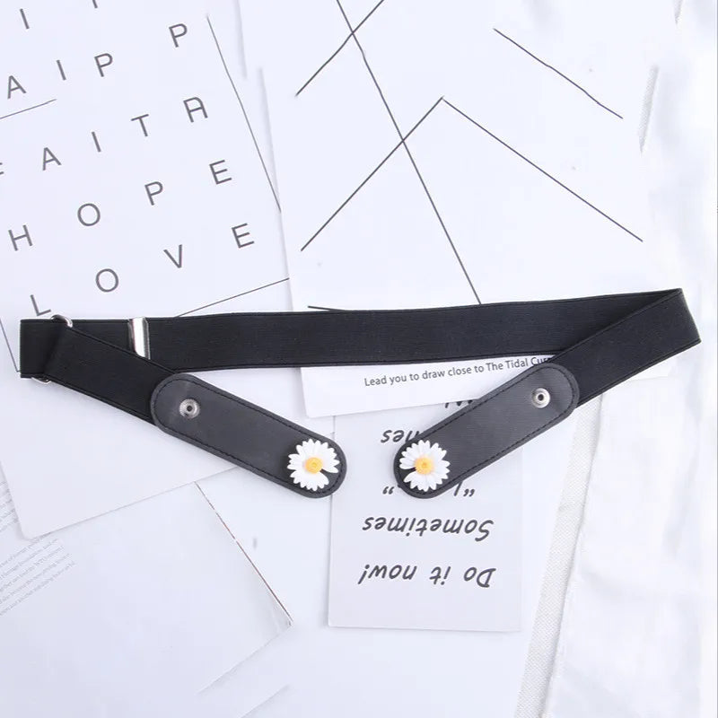 Buckle-free Elastic Invisible Belt Jeans Without Buckle Easy Belts Qme