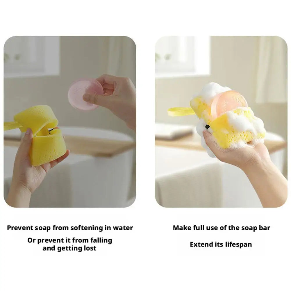 Mesh Soap Bags Wash Sponge For Soap Bars, Hangable Bar Soap Pouch, Soap Pouch For Shower, Colorful Soap Saver Bag For Body Wash Qme