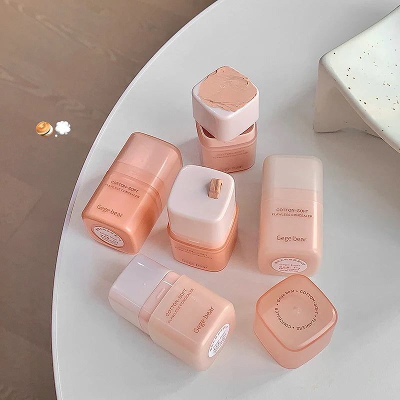 Light Orange Tone Matte Natural Concealer Gege Bear Covers Dark Qme