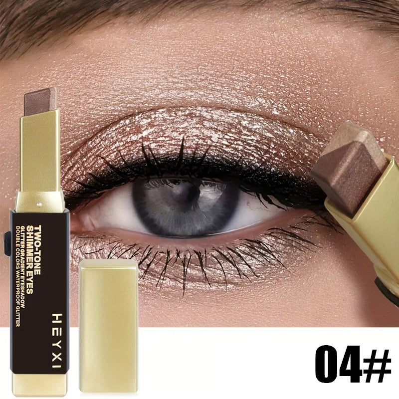 Double Eye Shadow Stick Naturally Tinged Not Easy Mottle Off Makeup Qme 04