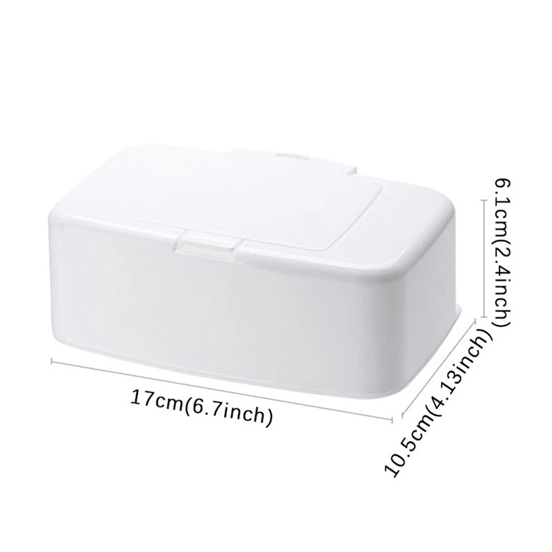 Wet Tissue Box Wipe Dispenser Portable Wipes Napkin Storage Holder Qme