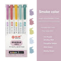 Double Tips Highlighters, Assorted Fluorescent, 5 Count - Quick Dry, Perfect For Studying, DIY Note-Taking, Supplies Qme 5 colors