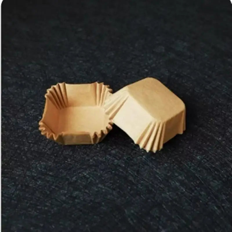 100/250Pcs Paper Holder Square Paper Liner Medium Size 45/50/55/62mm Paper Tray Oil Proof Cup Qme 100pcs 45mm Yellow