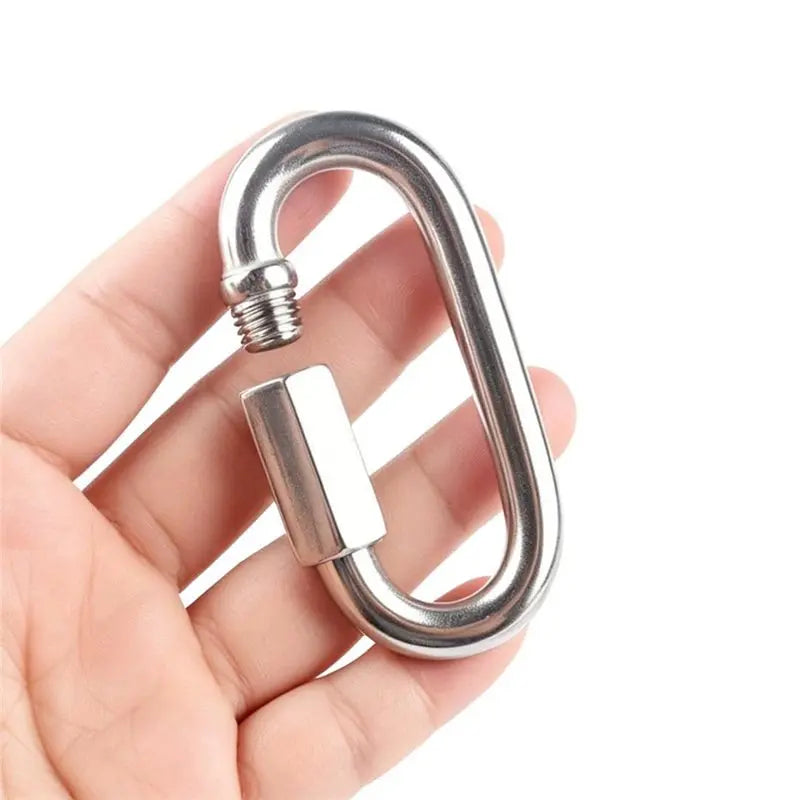 A02F-M8 304 Stainless Steel Chain Quick Links- 6-Pack 3 Inch Stainless Steel Connectors Qme