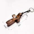 Handheld Olive Wood Clinging Cross Elegant Wooden Decor Versatile Qme 1PC