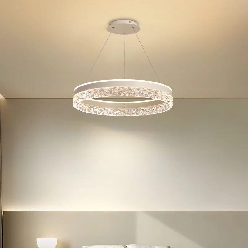 Simple Modern Ceiling Chandelier Adjustable Indoor Lighting High LED 3 Color for Living Room Dining Room Bedroom Decor Ornament Qme