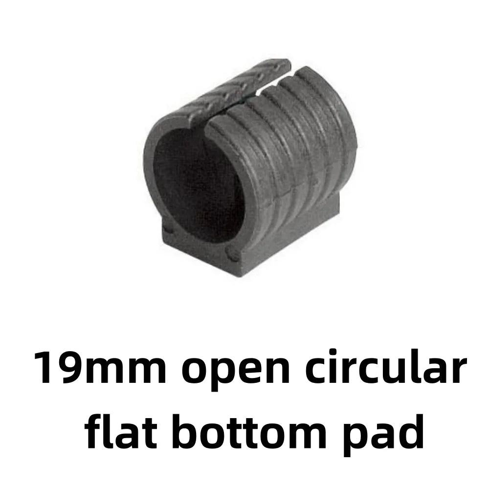 10/24PCS Plastic Opening U-shaped Foot Pad Cushion Table and Chair Furniture Anti Slip and Wear-resistant Foot Protection Cover Qme 19mm-Flat bottomed 10pcs