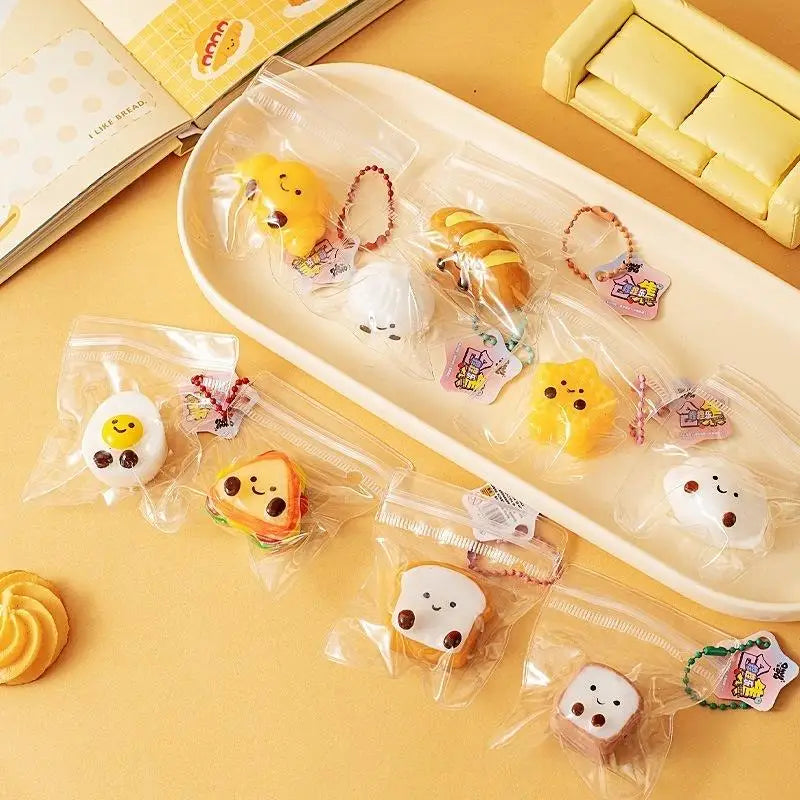 Bread Dumping Food Stress Relief Squeeze Toys Mini Mochi Sensory Qme Default Title