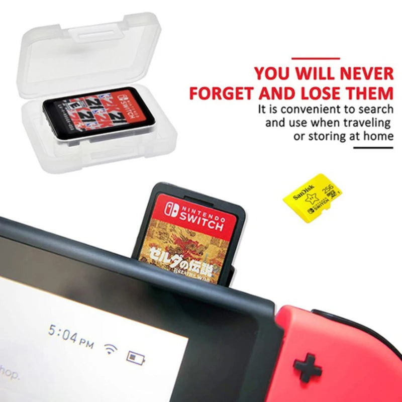 Portable Single Game Dedicated TF Card Storage Holder Mini Case Qme onesize