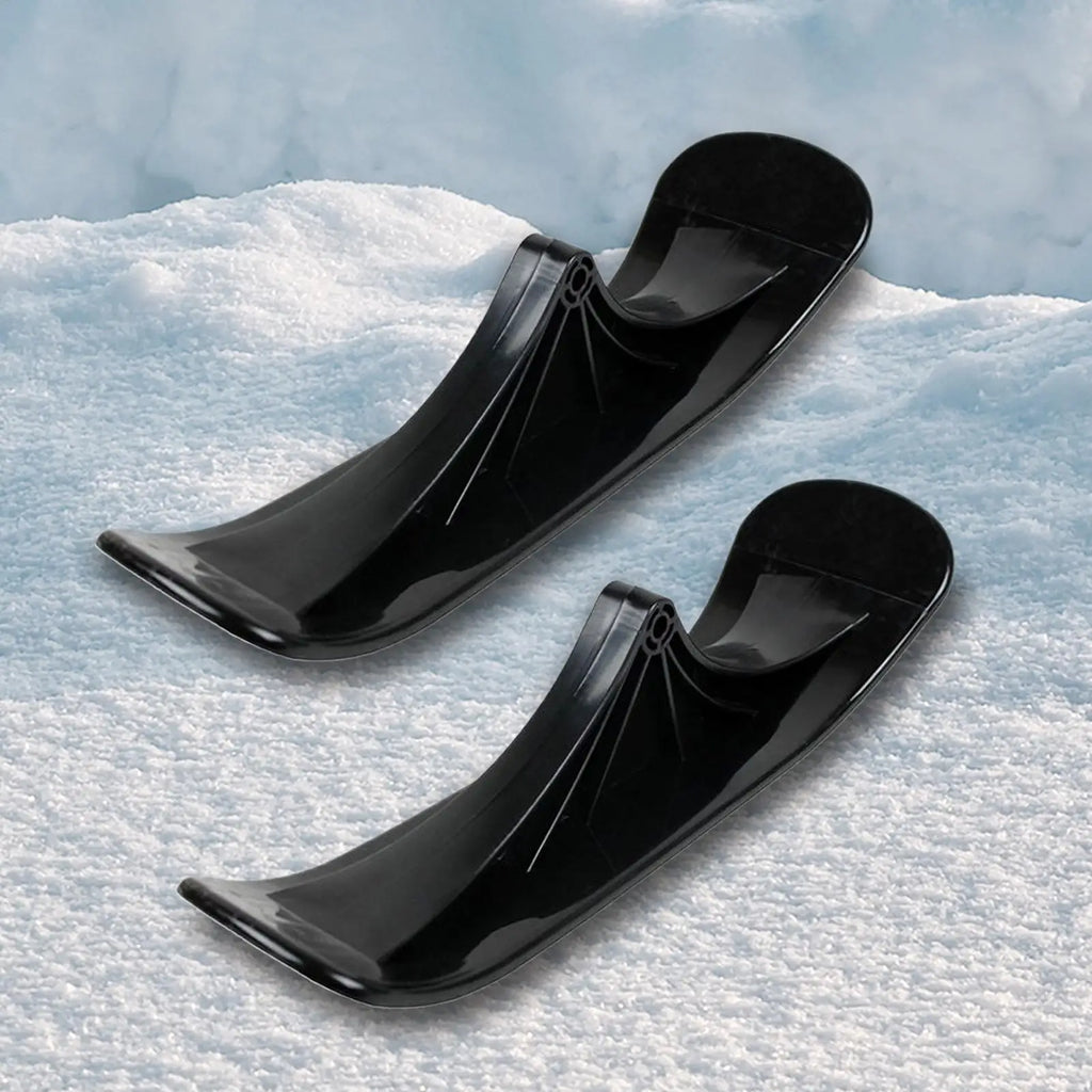 Ski Skate Board Conversion Kit 1 Pair Lightweight Ergonomic Winter Sports Sledge Snow Sled Ski Scooter Conversion Kit Qme
