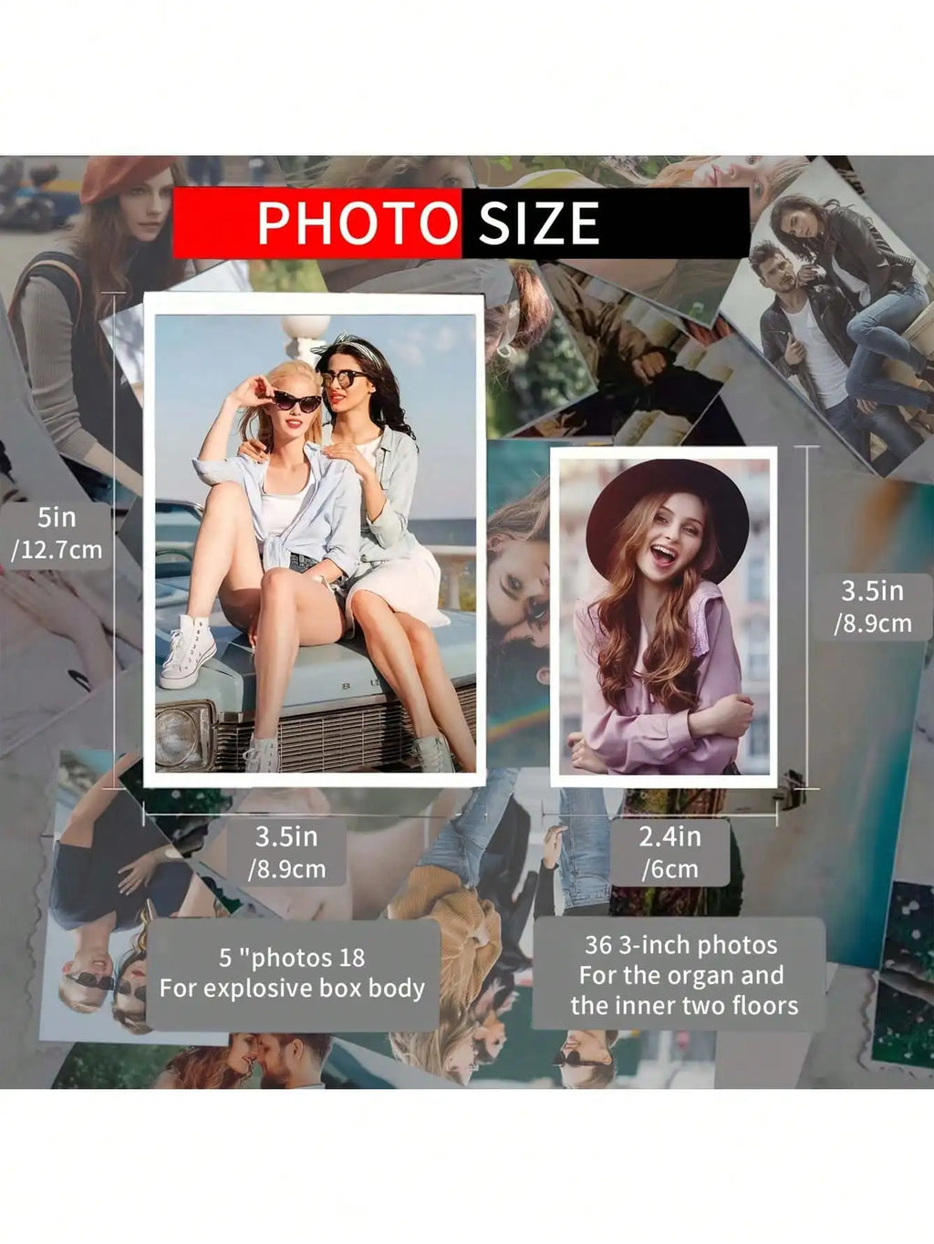 Hexagonal DIY Handmade Photo Album Surprise Confession Box Perfect Qme