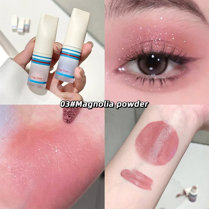 Gege Bear Sparkling Diamond Liquid Eyeshadow Versatile Highlighter No Qme GX1222-3