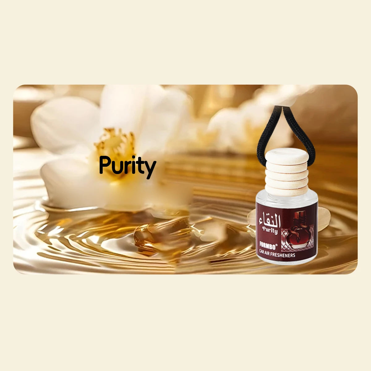 Car Fragrance Interior Accessories Fresh Clean Scent Long-lasting Qme Purity