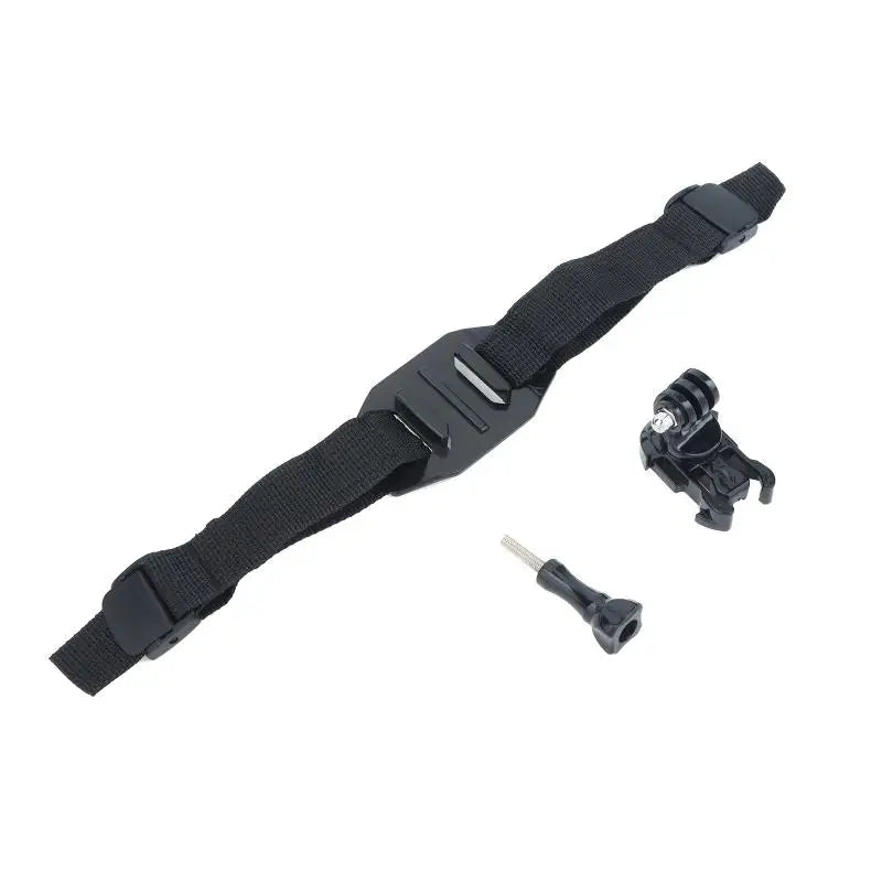 First View Shooting Helmet Strap Mount Action Camera Fixed Belt Qme set1