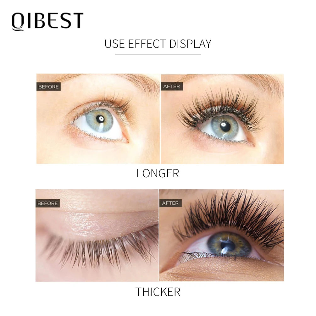 QIBEST Eyelash Growth Serum Natural Makeup Treatment Lash Nourishing Eyelash Enhancer Lengthening Eyelash Serum Thicker Mascara Qme