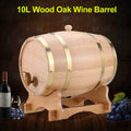Barrel for Beer Oak Timber Wine Barrel Vintage Wood Oak Timber Wine Barrel for Beer Whiskey Rum Port Vintage 1.5/3/5/10L Qme 10L