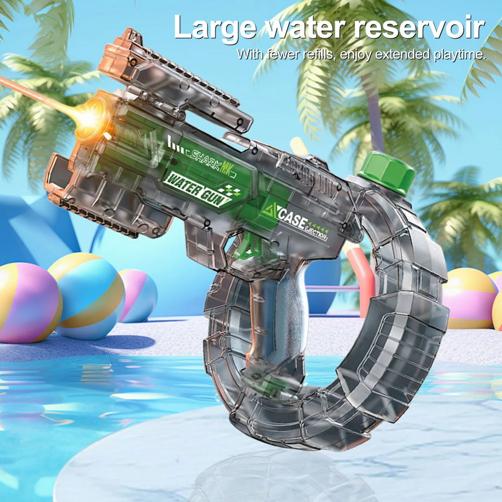Electric Water Guns For Adults Powerful Squirt Automatic Water Suction Water Blasters Summer Outdoor Beach Toy For boys Kid Gift Qme