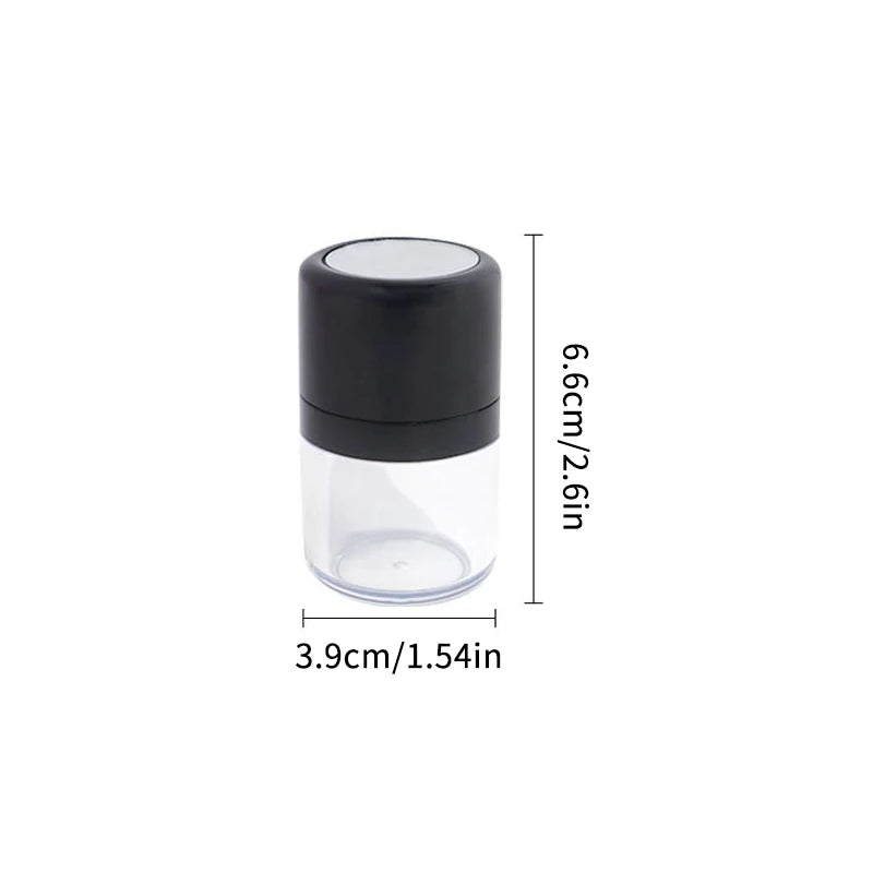 Travel Portable Loose Powder Compact Mirror Mushroom Sponge Puff Qme