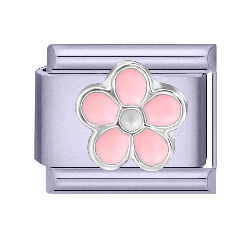 Fashion Zircon Bow Butterfly Cute Rabbit Italian Charms Links DIY