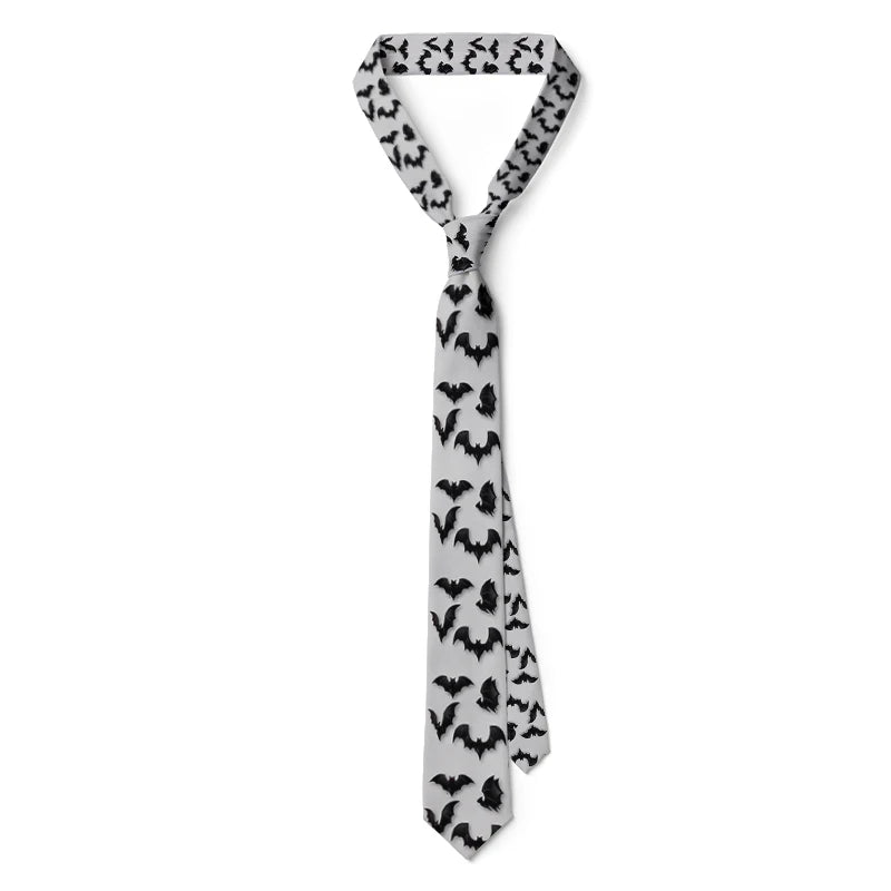 Bat Design 3D Printed Tie Men's Personalized Business Polyester Qme style10 CN