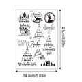 Christmas Window Sticker Positive Word Stickers Crafts Scrapbooking Qme B China Mainland