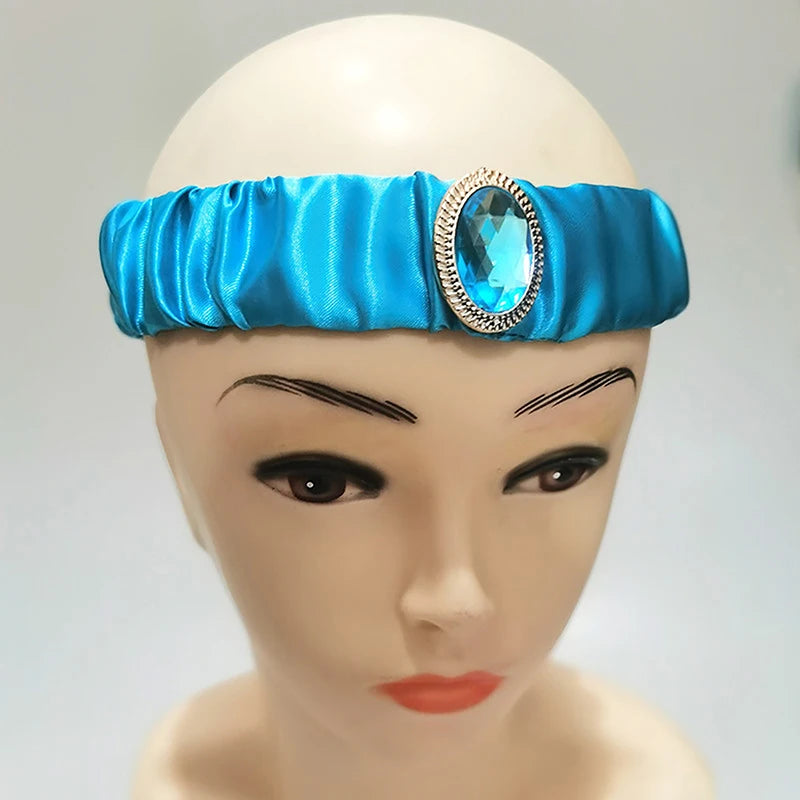 Captivating Jasmine Blue Crystal Headbands Girls Ideal Arabian Qme
