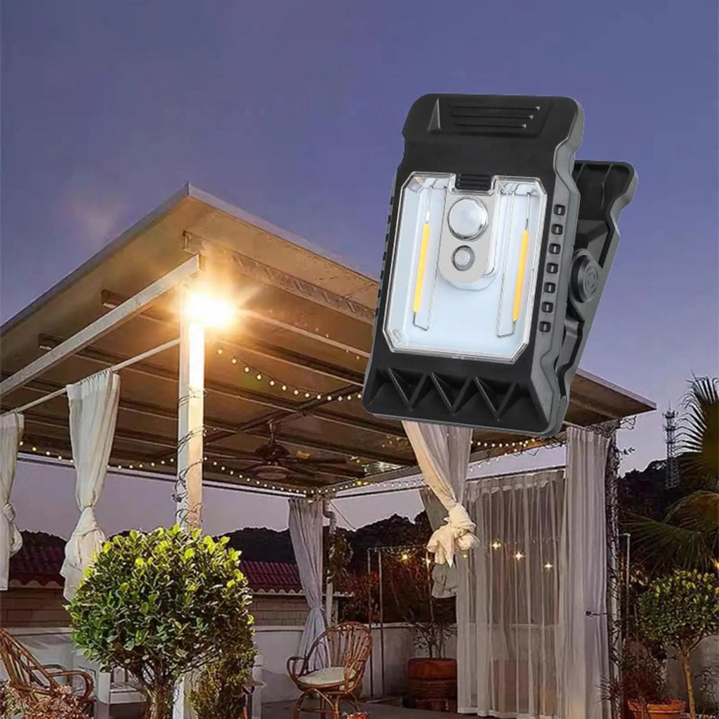 NEW upgrade Solar Light Chain Clip On Solar Motion Lights Outdoor 300LM Motion Sensor Security Lighting Waterproof Garden Decor Qme