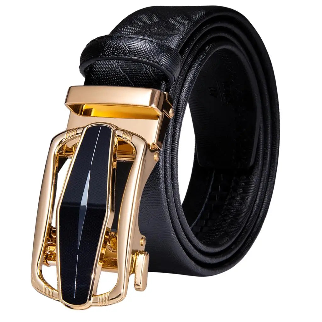 Luxury Leather Men's Belt Men 2020 Fashion Designer Buckle Automatic Qme 2062 130cm