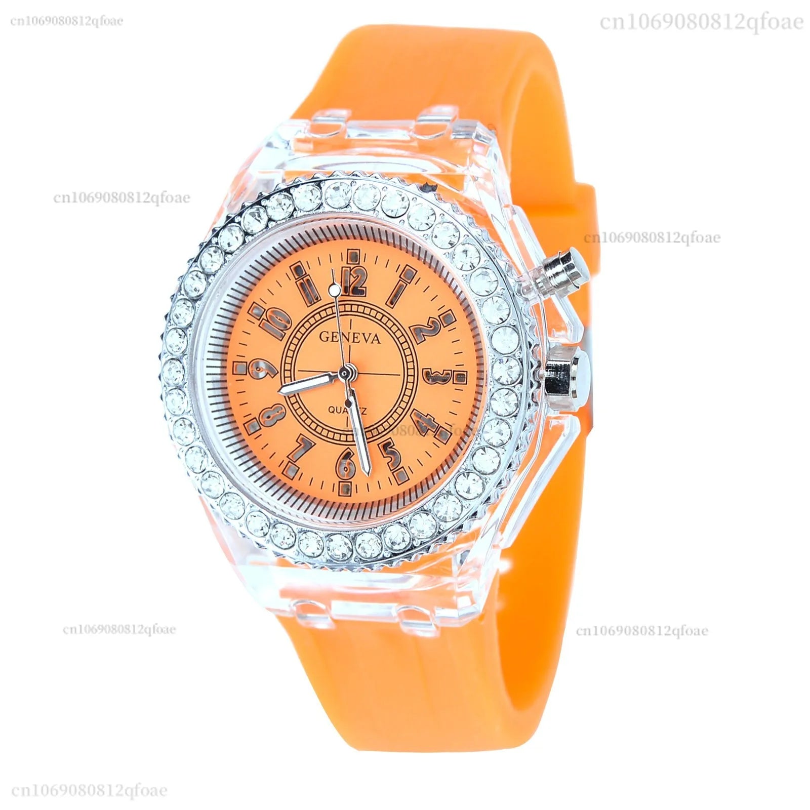 2026 Luminous Colorful LED Luminous Watch for Male and Female Students, Fluorescent Quartz Hand for Male and Female Students Qme Og