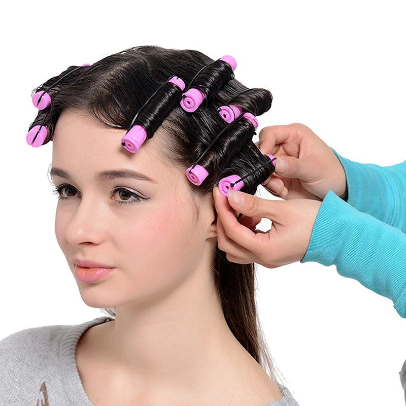 Hair Perm Rods Short Cold Wave Curler No Heat Perming Curling Rollers Qme