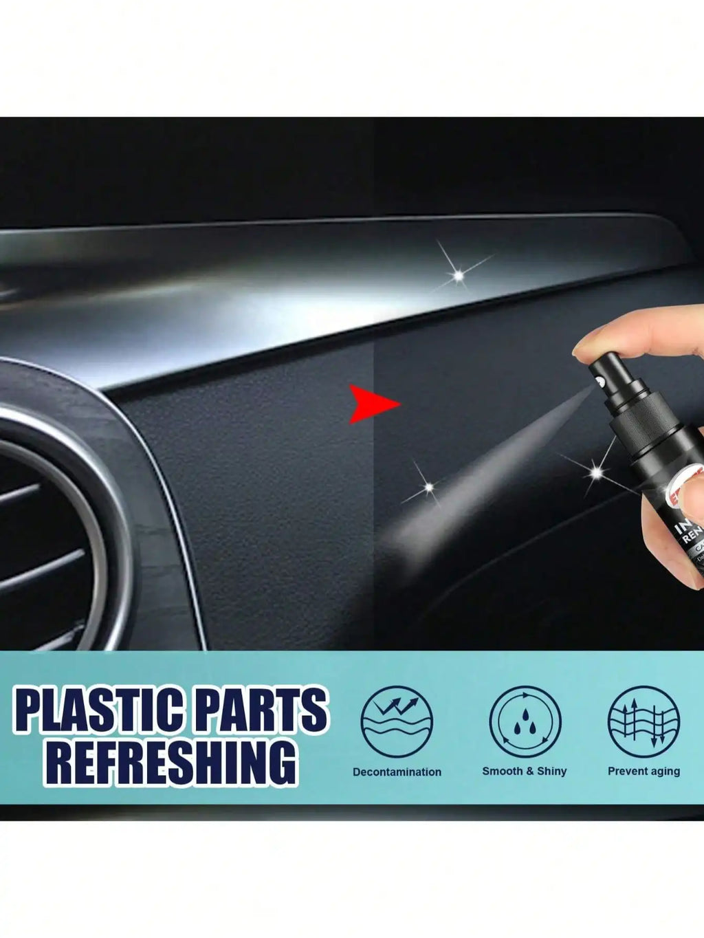 Interior Repair Spray Protection Instrument Panel Refurbishing Agent Qme