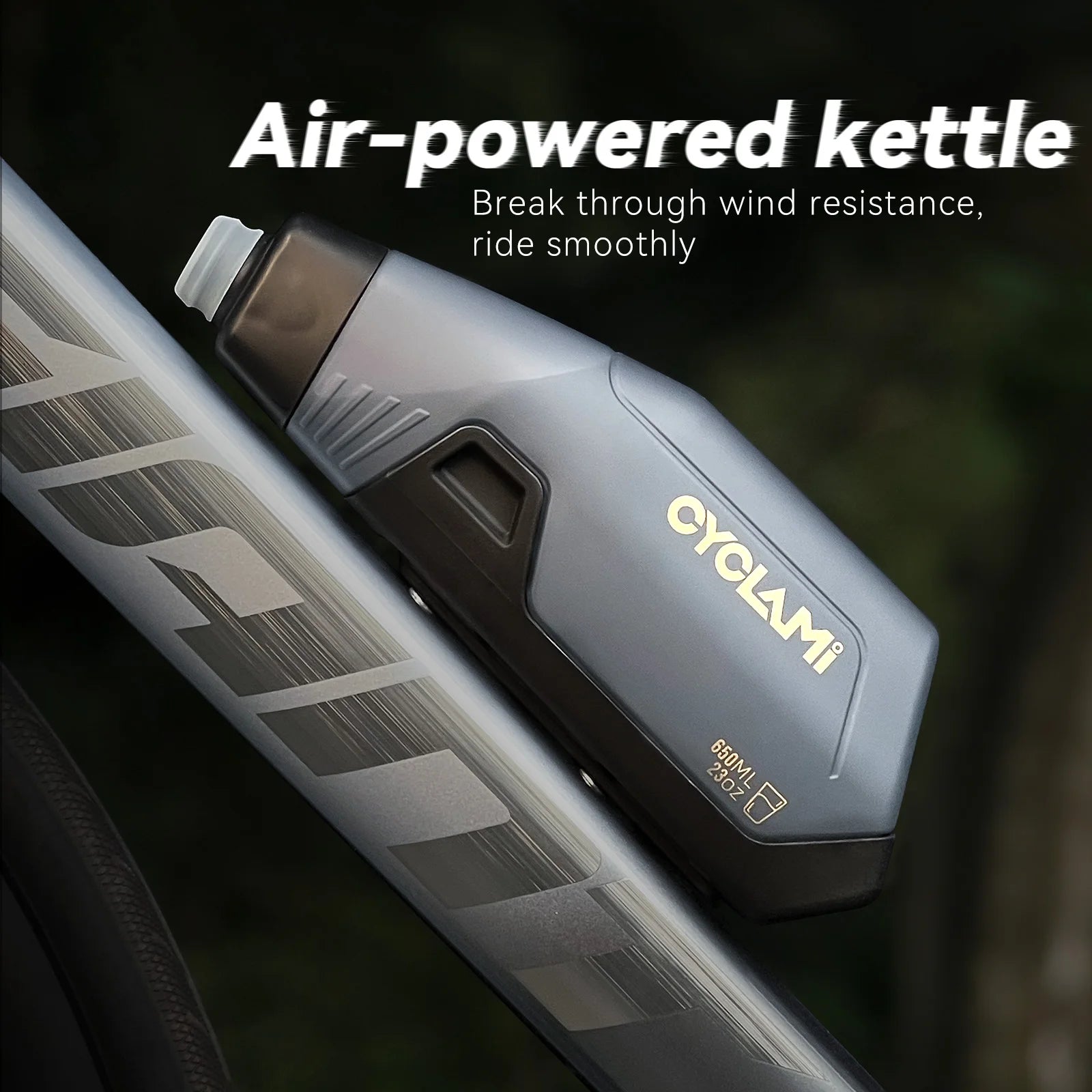 650ml Down Tube Riding Water Kettle Squeeze To Drink Design Outdoor Sports Water Bottle for Sports Outdoor MTB Road Cycling Qme