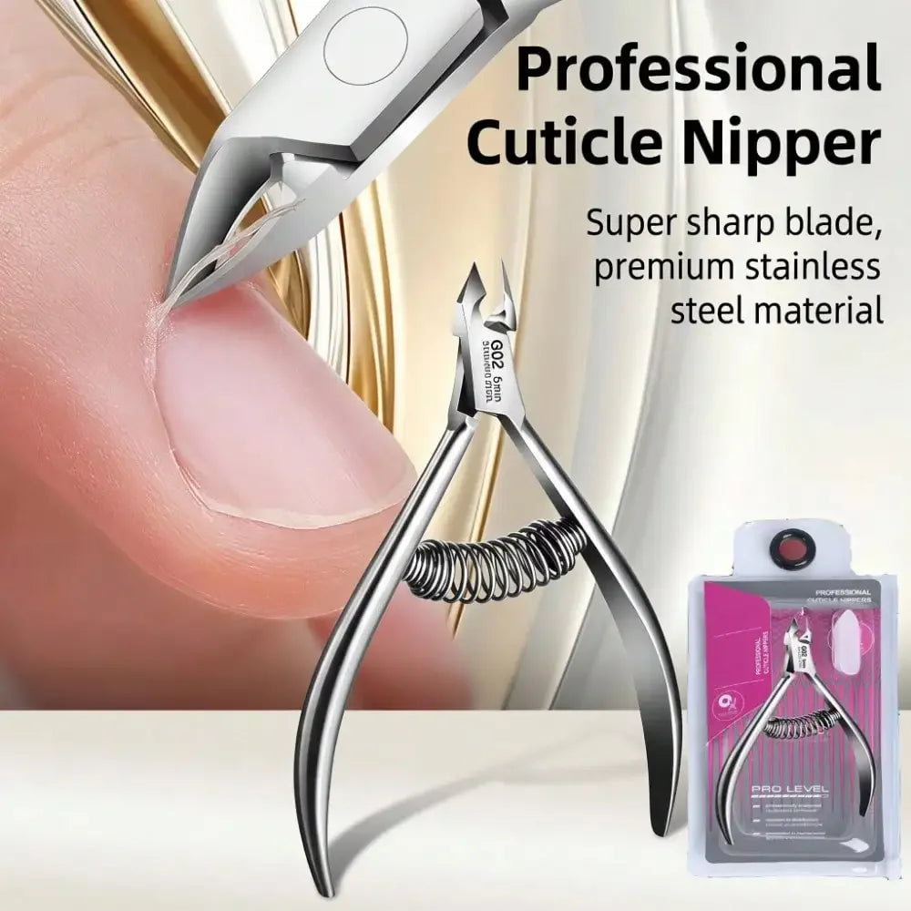 Professional Manicure Tools Sharp Blade Cuticle Nippers Nail Hangnail Qme