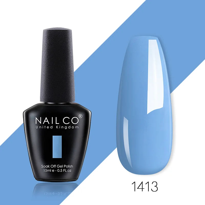 NAILCO 85 Colors Nail Gel UV LED Lacquer Manicure Varnish Hybrid Semi