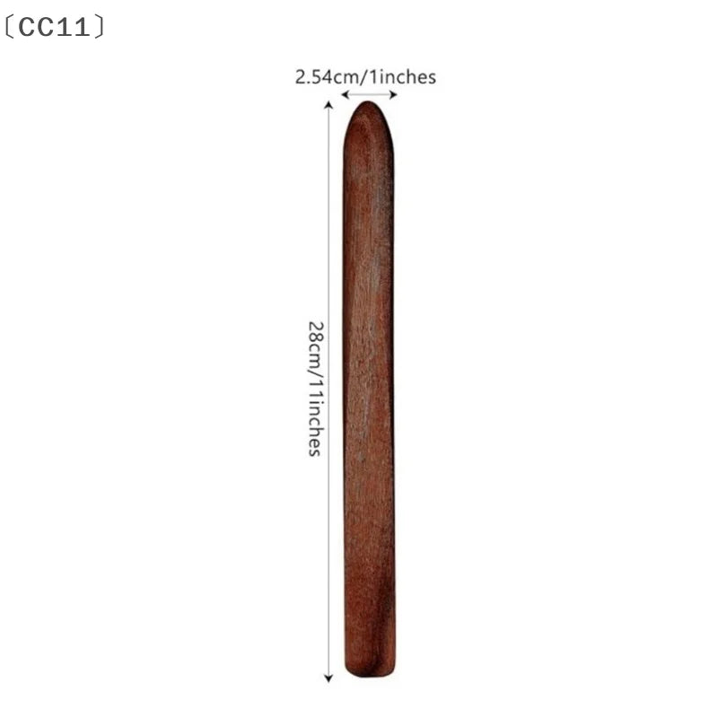 CC1111 Inch Wooden Sourdough Bread Mixing Stir Stick Spurtle Making Qme