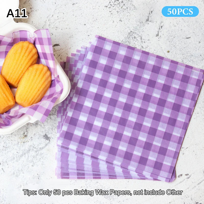 Non-stick Cake Burger Chips Wrapping Papers Food Grade Baking Wax Qme A11