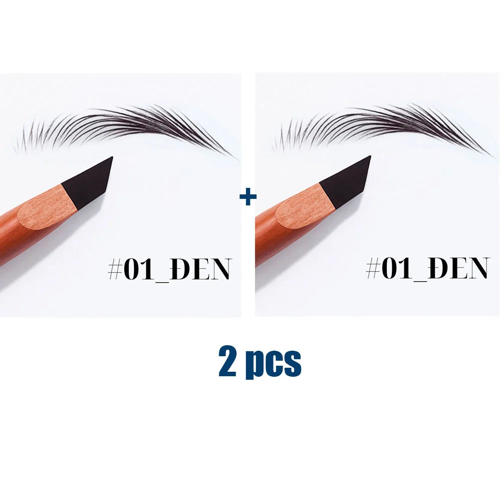 Hard Eyebrow Pencil - Waterproof, Long-lasting, Matte Finish, Smooth & Blendable For Natural Looks Qme F305-1-1