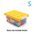 Stationary Holder Sundries Snack Container Kids Building Block Qme S Yellow