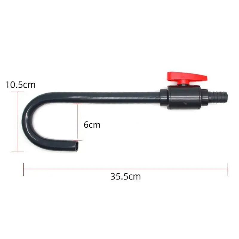 Water Inflow Outflow Tube Pipe Fittings Aquarium Accessories Inlet Qme