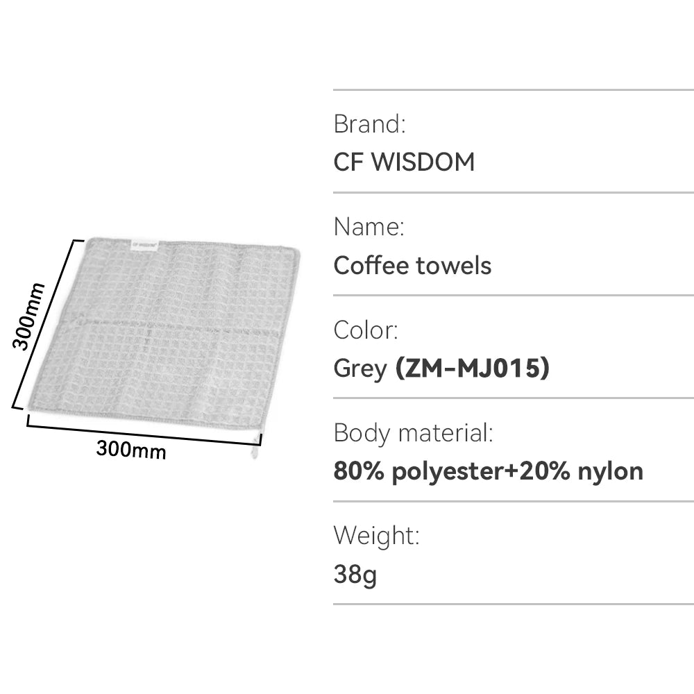 Barista Coffee Towels Absorbent Microfiber Cleaning Rag No Lint Cloth Qme ZM-MJ015