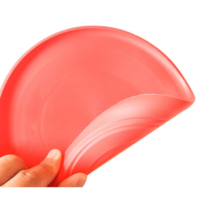 A 6 Colors Silicone Flying Saucer Funny Dog Cat Toy Dog Game Flying Discs Resistant Chew Puppy Training Interactive Pet Supplies Qme