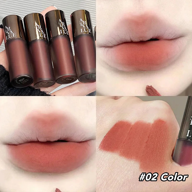 Art Value Matte Velvet Lip Mud Whitening Soft Long-lasting Makeup Qme NO.A72-02