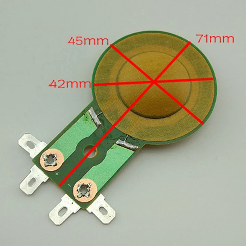 Tweeters Voice Coil Round Speaker Treble Horn Resin Film Copper Qme