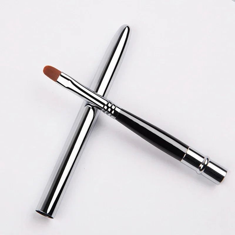 Adjustable Portable Retractable Makeup Brush Eyeshadow Lip Gloss Tool Qme