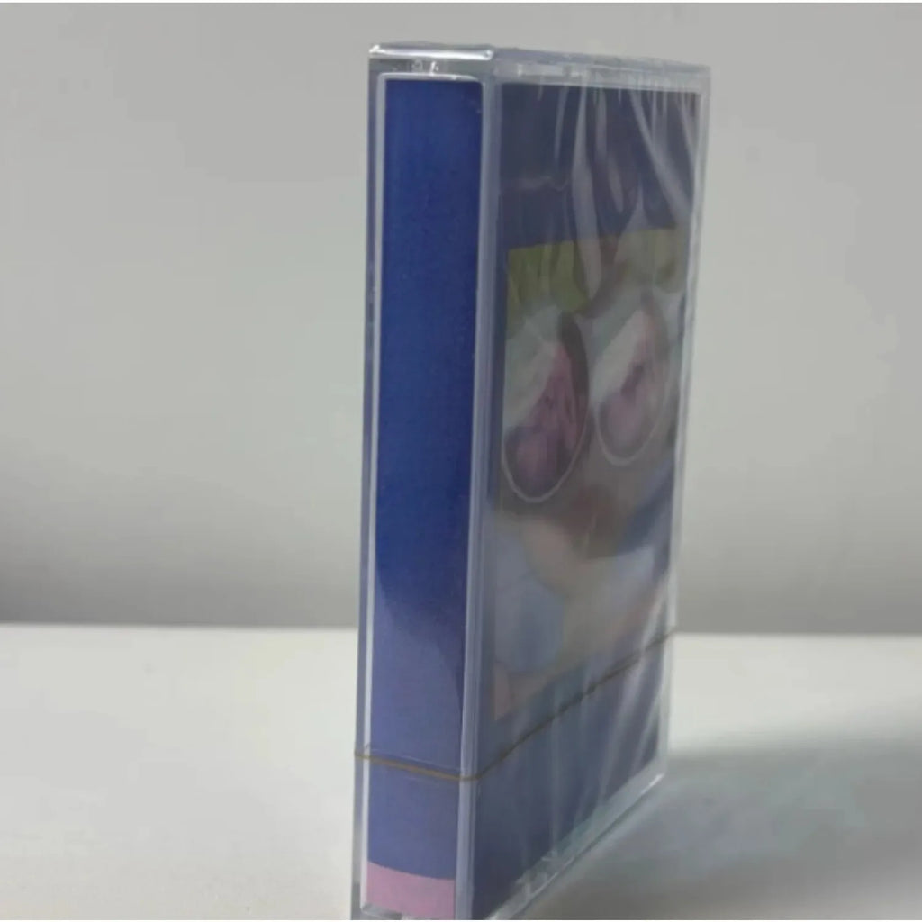 Retro Vaporwave Style Cassette Tape, Anime Sunglass Girl Art Cover, High-Fidelity Analog Audio Media for Fans & Home Decor Qme